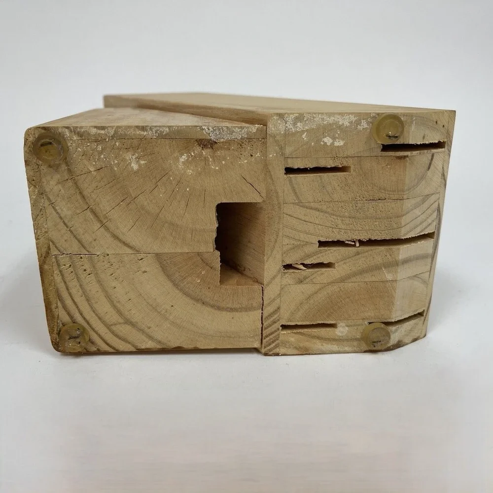 Wooden‎ Knife Block 7 Slots 4 1/8